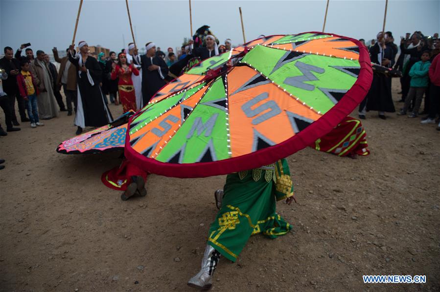 EGYPT-FAYOUM-QASR QAROUN-SUN FESTIVAL