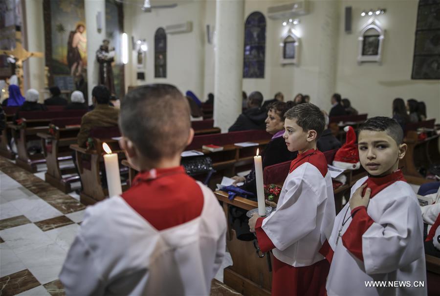 MIDEAST-GAZA-CHRISTMAS