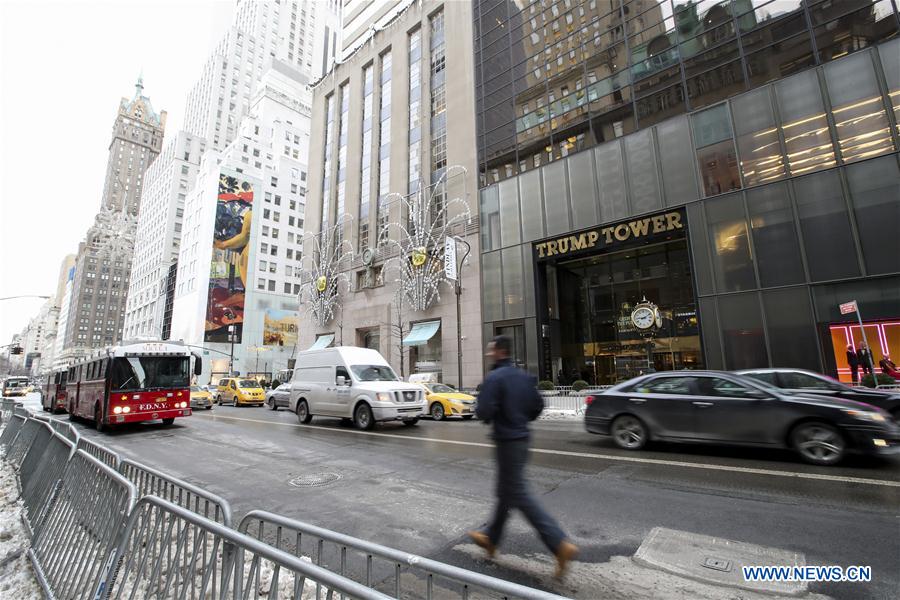 U.S.-NEW YORK-TRUMP TOWER-FIRE