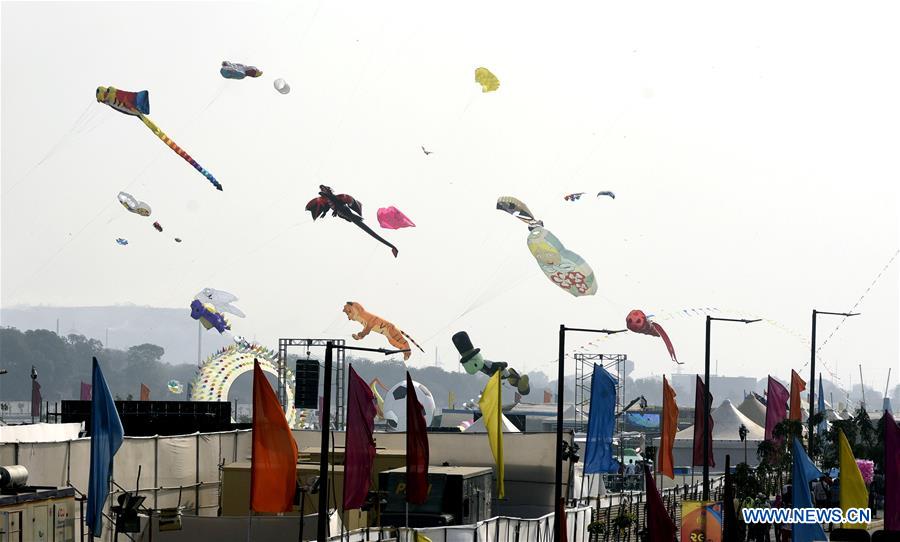 INDIA-AHMADABAD-INTERNATIONAL KITE FESTIVASL