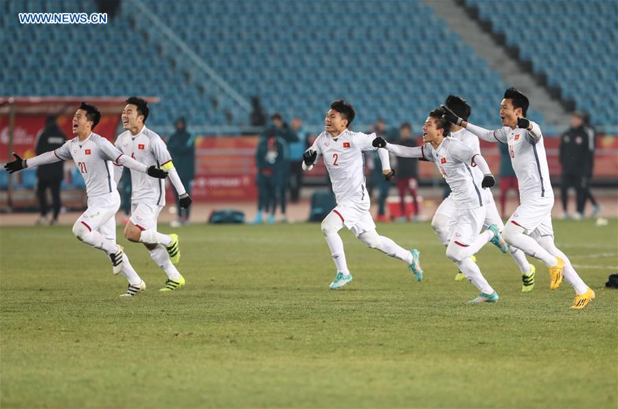 (SP)CHINA-CHANGZHOU-SOCCER-AFC U23 CHAMPIONSHIP-SEMIFINAL-QATAR VS VIETNAM (CN)