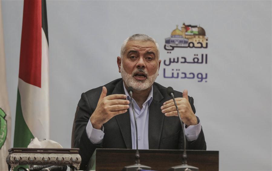 MIDEAST-GAZA CITY-HAMAS-HANIYEH-"NEW PALESTINIAN STRATEGY"