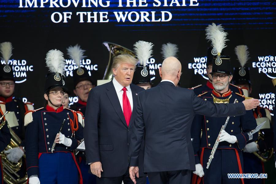 SWITZERLAND-DAVOS-WEF ANNUAL MEETING-US-TRUMP