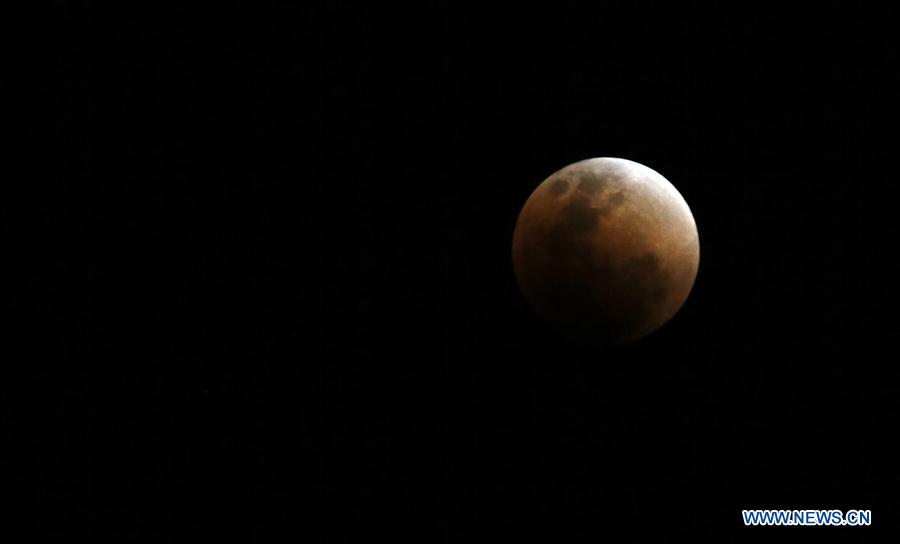 THE PHILIPPINES-LEGAZPI CITY-LUNAR ECLIPSE