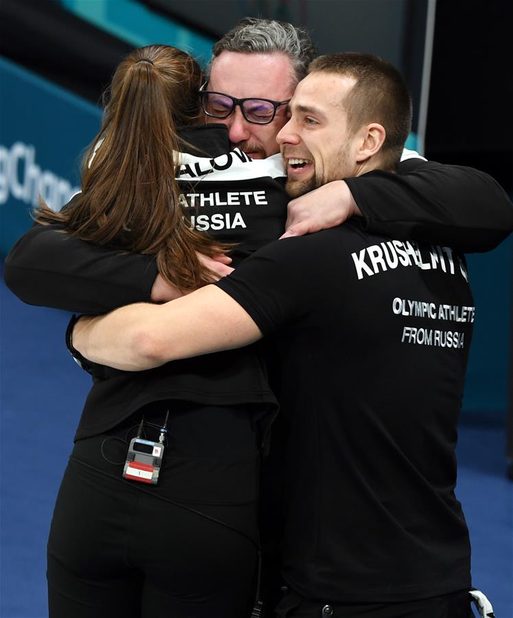 (SP)OLY-SOUTH KOREA-PYEONGCHANG-CURLING-MIXED DOUBLES-BRONZE MEDAL-OAR VS NOR