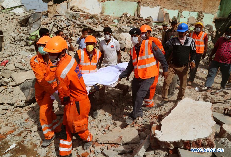 INDIA-RAJASTHAN-CYLINDER BLAST-RESCUE OPERATION