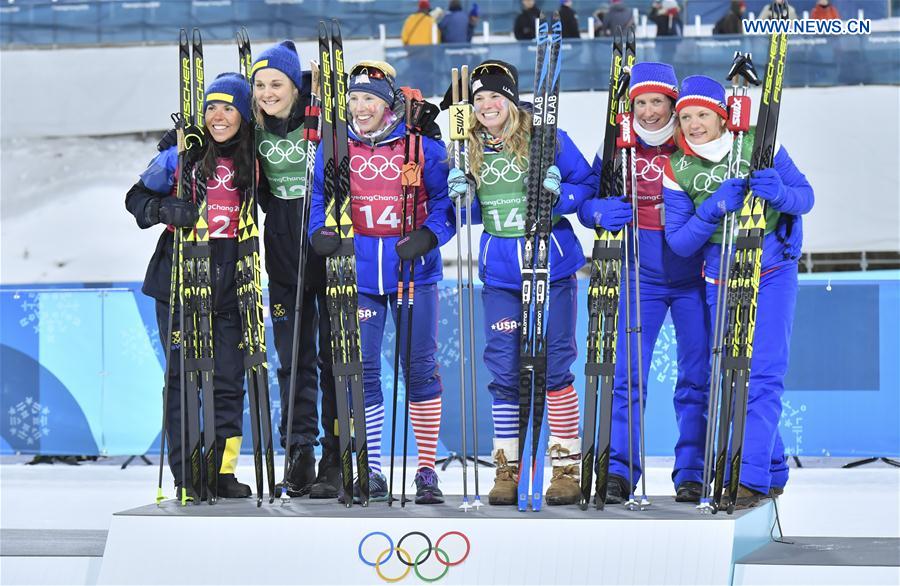 (SP)OLY-SOUTH KOREA-PYEONGCHANG-CROSS-COUNTRY SKIING-LADIES' TEAM SPRINT FREE