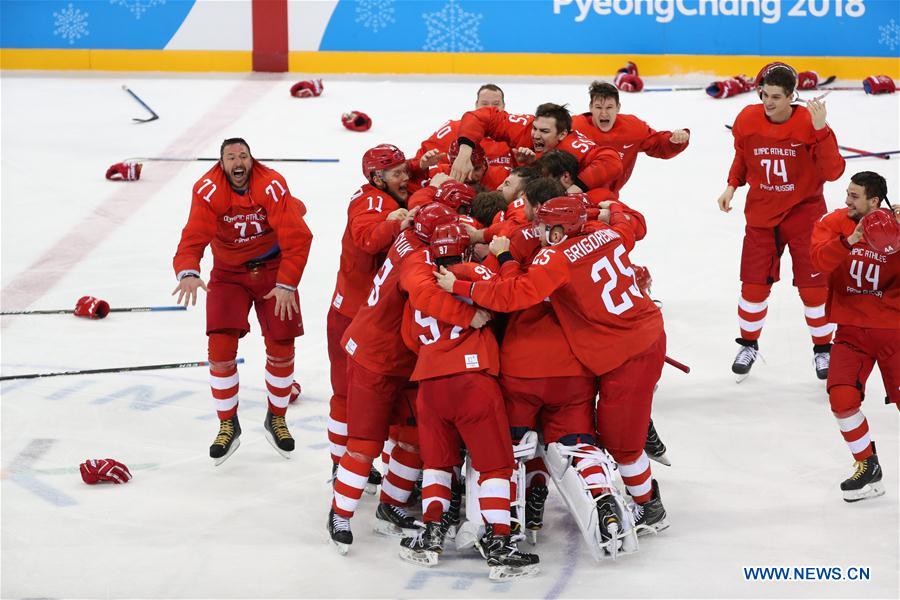 (SP)OLY-SOUTH KOREA-PYEONGCHANG-ICE HOCKEY-MEN'S GOLD MEDAL GAME-OAR VS GER