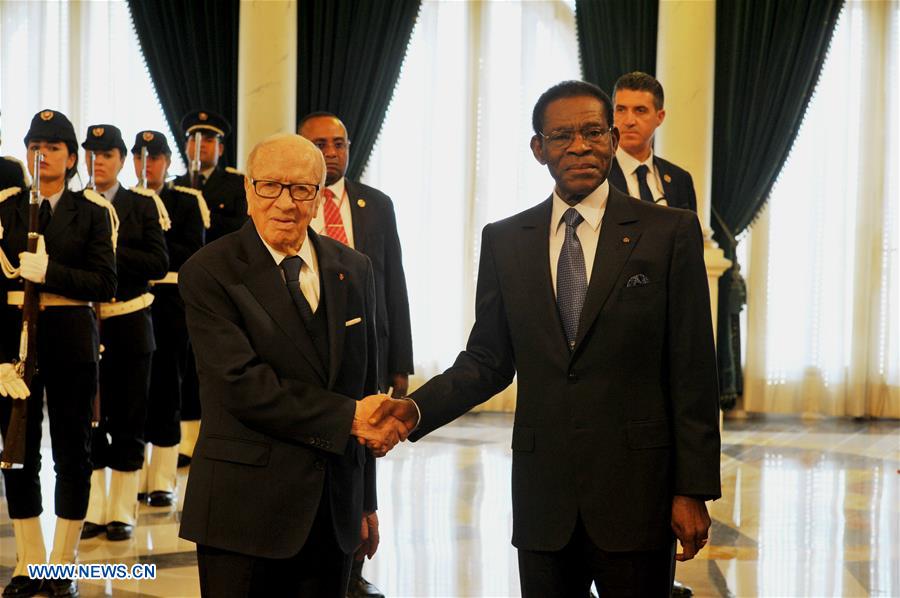 TUNISIA-TUNIS-EQUATORIAL GUINEA-PRESIDENT-VISIT