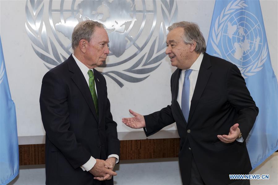 UN-MICHAEL BLOOMBERG-UN ENVOY-CLIMATE ACTION-APPOINTMENT