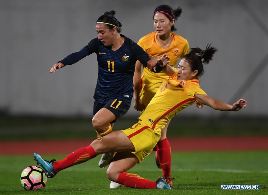 (SP)PORTUGAL-ALBUFEIRA-SOCCER-ALGARVE CUP-CHN VS AUS