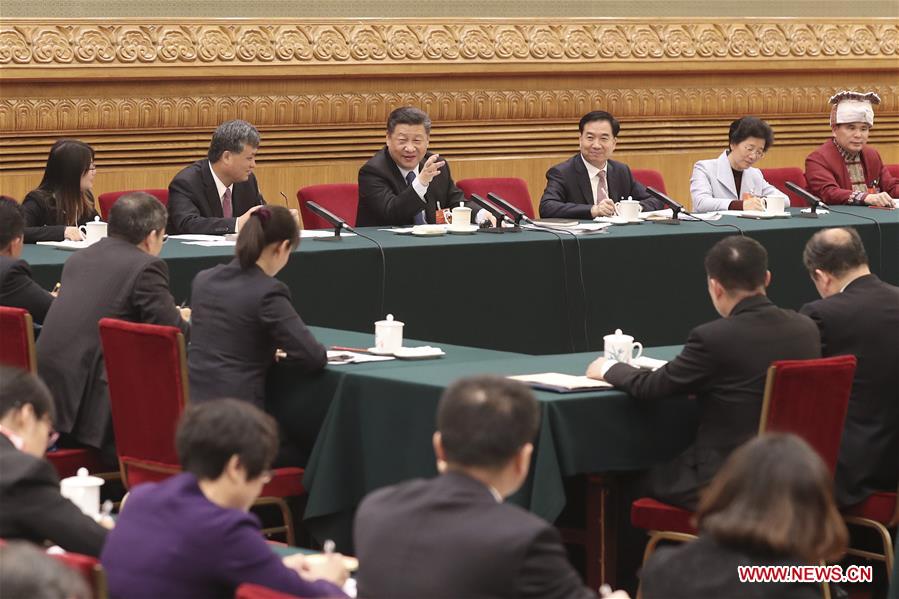 (TWO SESSIONS)CHINA-BEIJING-XI JINPING-NPC-PANEL DISCUSSION (CN)