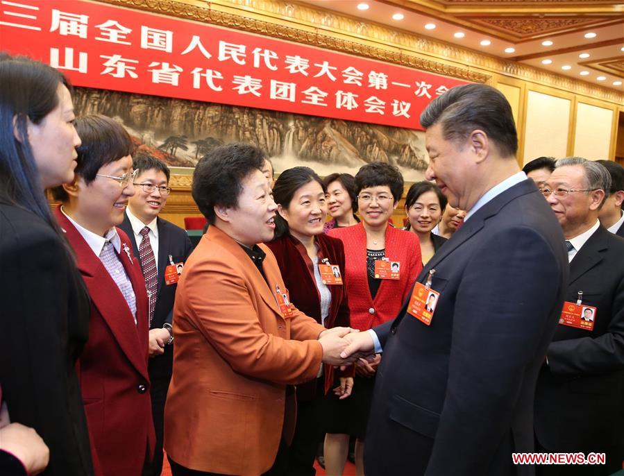 (TWO SESSIONS)CHINA-BEIJING-XI JINPING-NPC-PANEL DISCUSSION (CN)