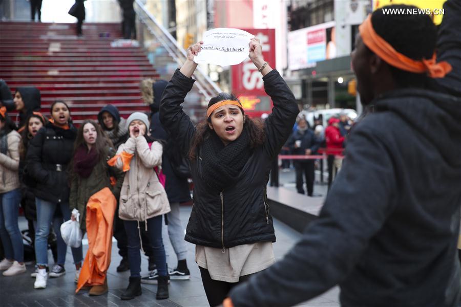 U.S.-NEW YORK-STUDENTS-NATIONAL SCHOOL WALKOUT-GUN VIOLENCE