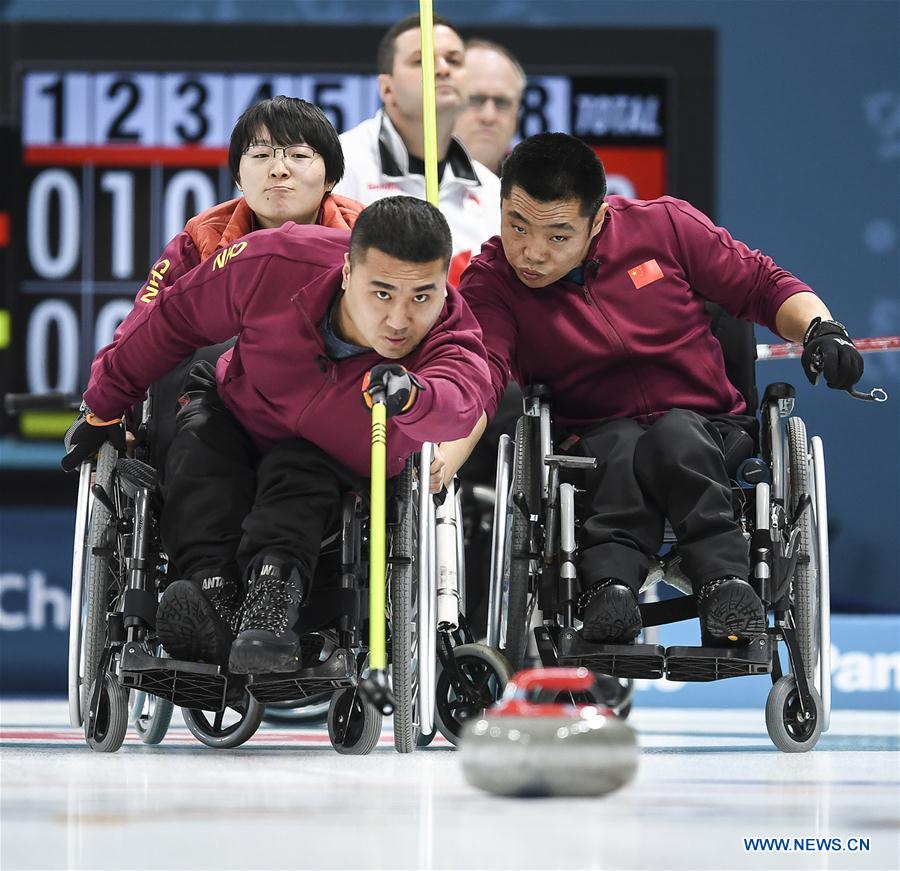 (SP)OLY-PARALYMPIC-SOUTH KOREA-PYEONGCHANG-WHEELCHAIR CURLING