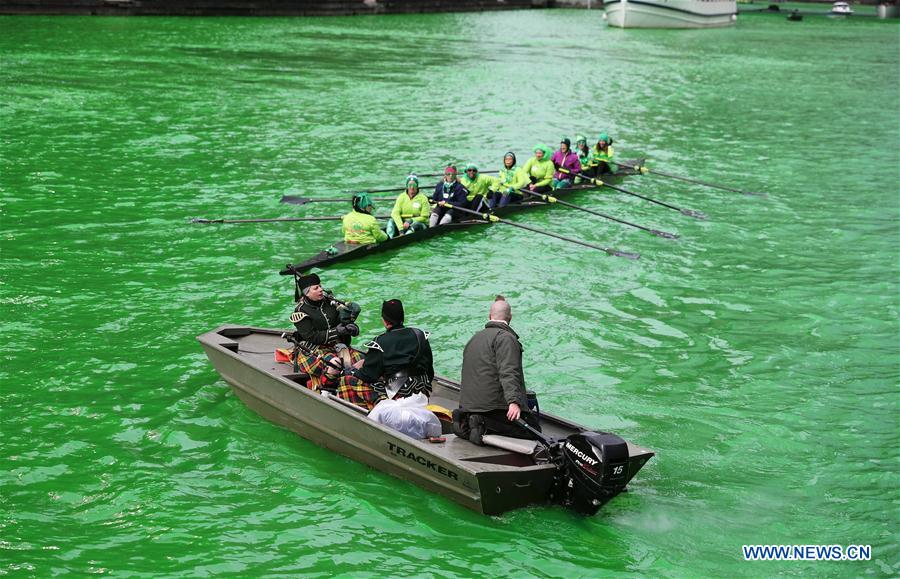 U.S.-CHICAGO-ST. PATRICK'S DAY-CELEBRATION