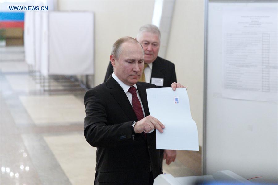 RUSSIA-MOSCOW-PRESIDENTIAL ELECTION-PUTIN