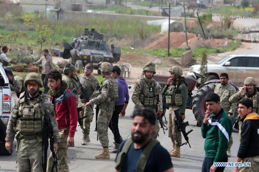 SYRIA-AFRIN-CHECKPOINT-TURKISH MILITARY