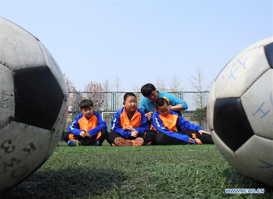 #CHINA-JIANGSU-AUTISTIC CHILDREN-FOOTBALL (CN)