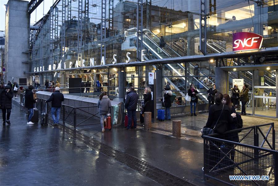 FRANCE-PARIS-RAILWAY-STRIKE