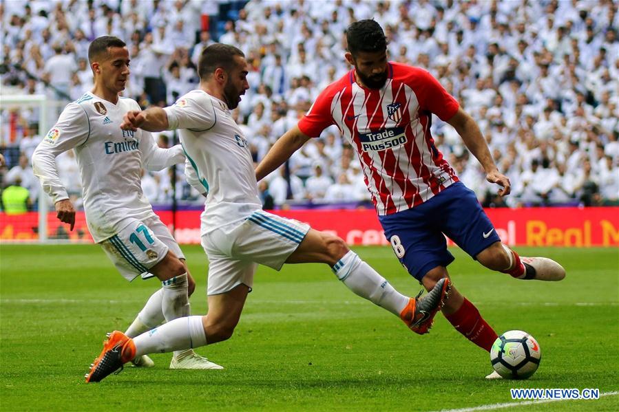 (SP)SPAIN-MADRID-SOCCER-SPANISH LEAGUE-ATLETICO VS REAL MADRID