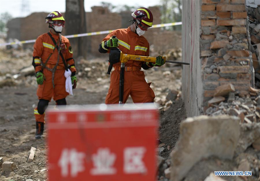 CHINA-NINGXIA-DISASTER-EARTHQUAKE-DRILL (CN)