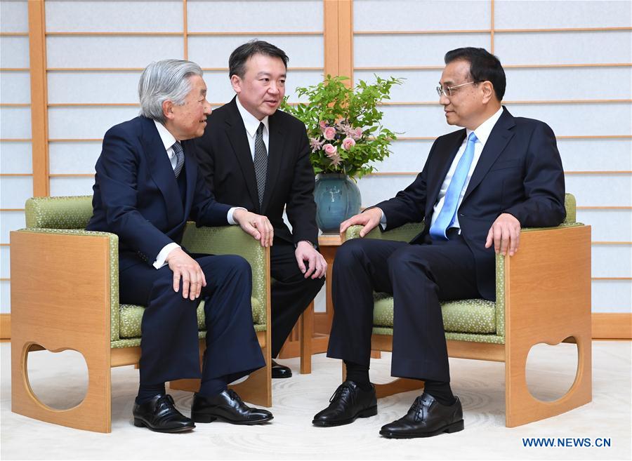 JAPAN-TOKYO-CHINA-LI KEQIANG-EMPEROR-MEETING