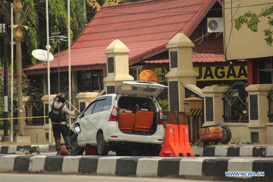 INDONESIA-RIAU-POLICE HEADQUARTER-BOMB ATTACK