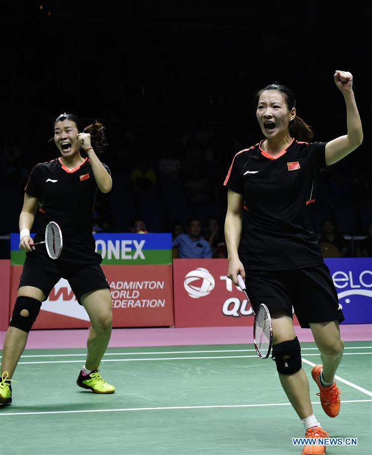 (SP)THAILAND-BANGKOK-BADMINTON-UBER CUP