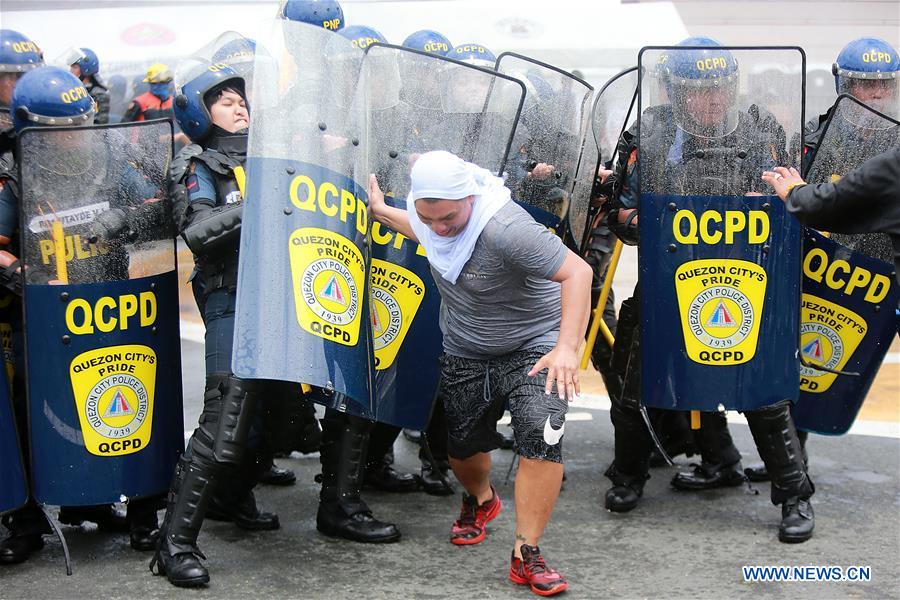 PHILIPPINES-MANILA-POLICE-DRILL