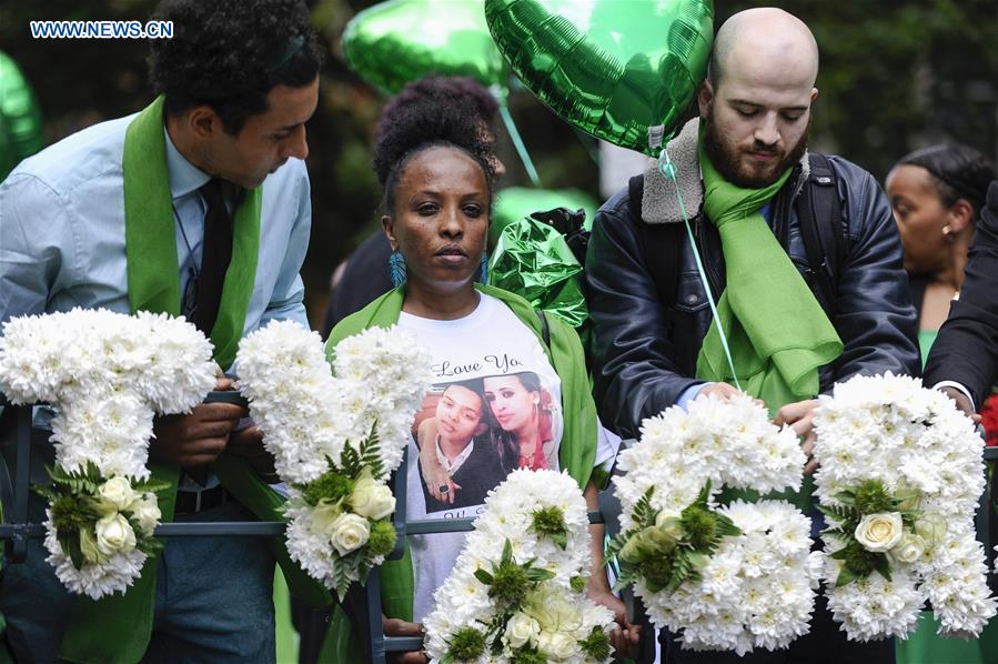 BRITAIN-LONDON-GRENFELL TOWER-FIRE-ONE YEAR ANNIVERSARY