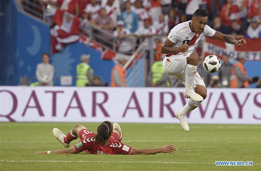 (SP)RUSSIA-SARANSK-2018 WORLD CUP-GROUP C-PERU VS DENMARK