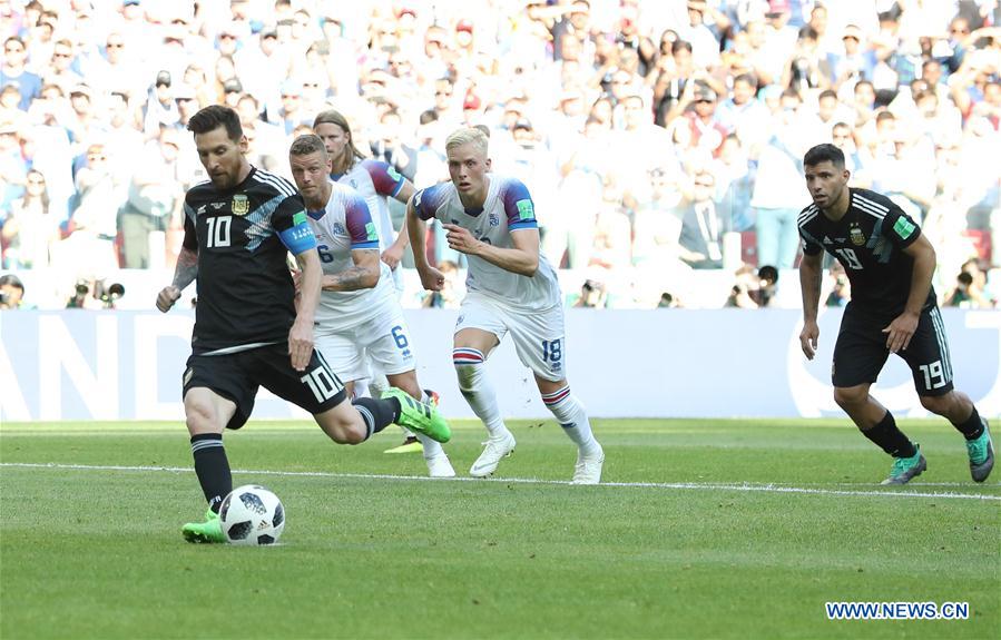 (SP)RUSSIA-MOSCOW-2018 WORLD CUP-GROUP D-ARGENTINA VS ICELAND