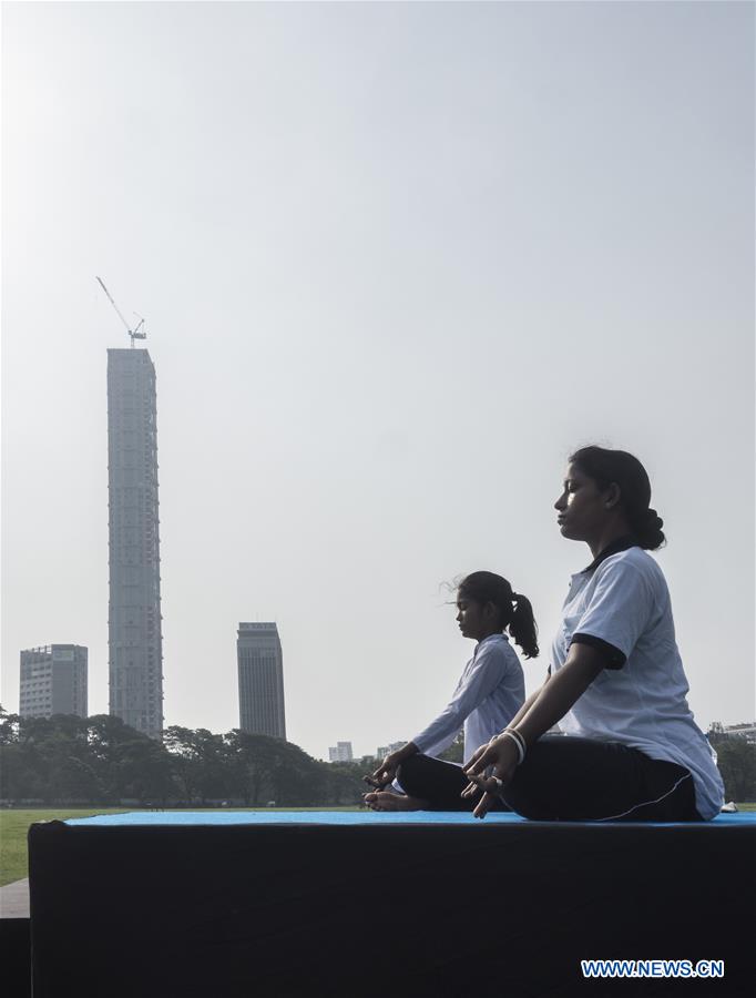 INDIA-KOLKATA-INTERNATIONAL YOGA DAY 