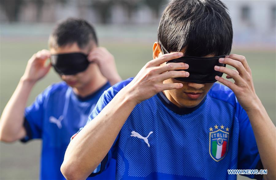 CHINA-CHANGCHUN-VISUALLY IMPAIRED STUDENTS-FOOTBALL (CN)