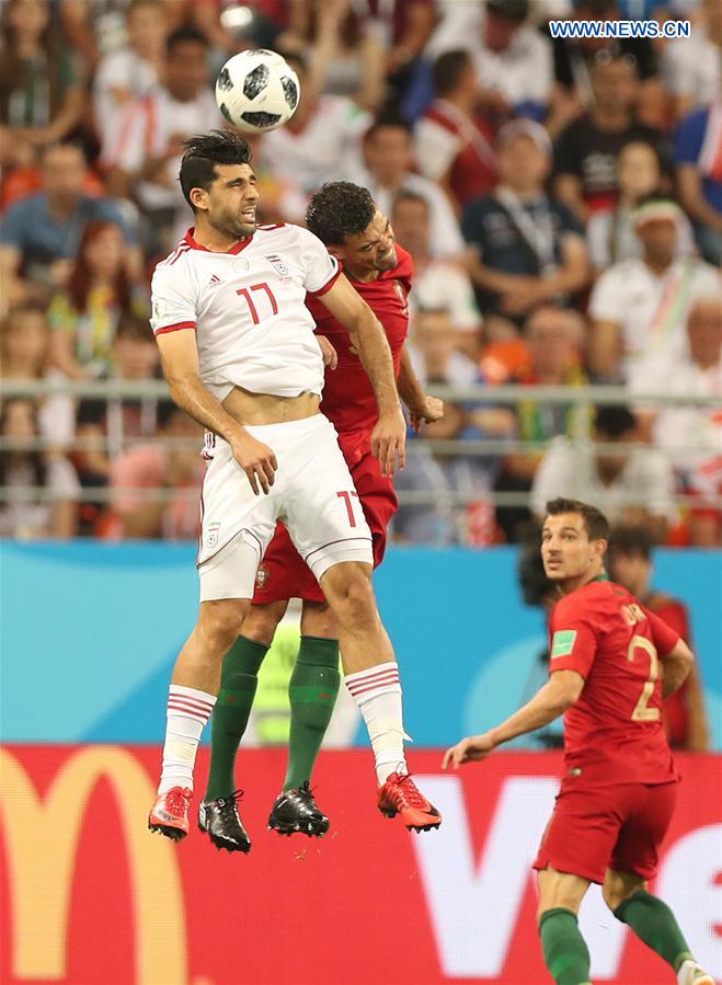 (SP)RUSSIA-SARANSK-2018 WORLD CUP-GROUP B-IRAN VS PORTUGAL