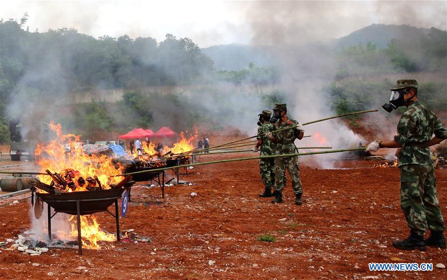 CHINA-YUNNAN-BORDER POLICE-DRUG CONTROL (CN*)