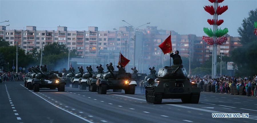 BELARUS-MINSK-INDEPENDENCE DAY PARADE-REHEARSAL