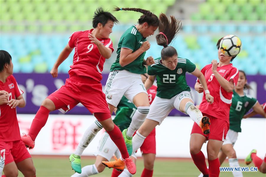 (SP)CHINA-DUYUN-FOOTBALL-INTERNATIONAL WOMEN'S YOUTH