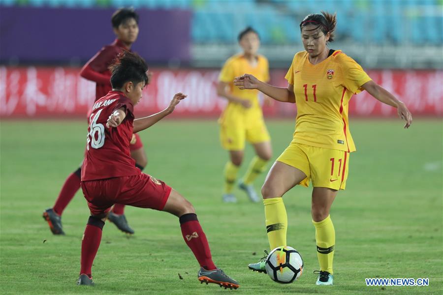 (SP)CHINA-DUYUN-FOOTBALL-INTERNATIONAL WOMEN'S YOUTH