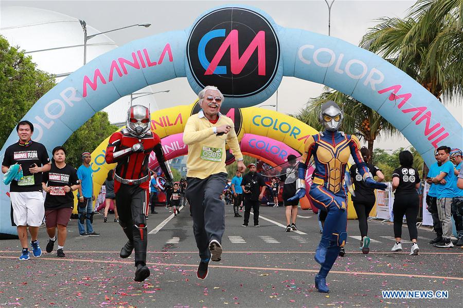 (SP)PHILIPPINES-PASAY CITY-COLOR MANILA SUPERHERO RUN