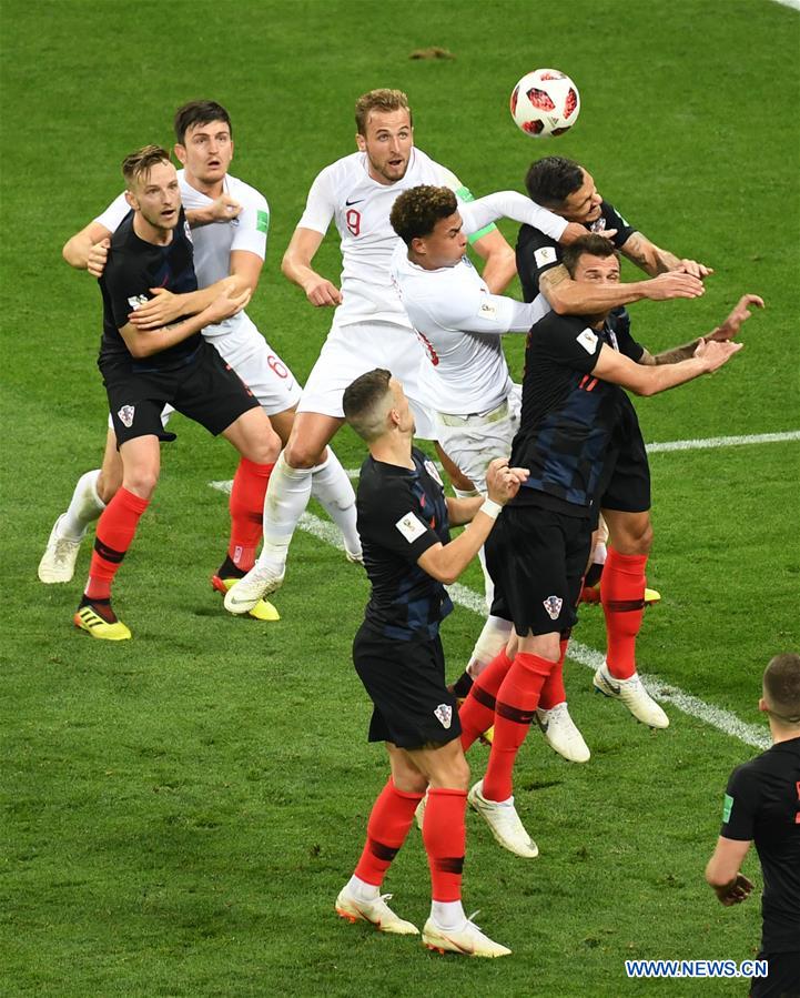 (SP)RUSSIA-MOSCOW-2018 WORLD CUP-SEMIFINAL-ENGLAND VS CROATIA