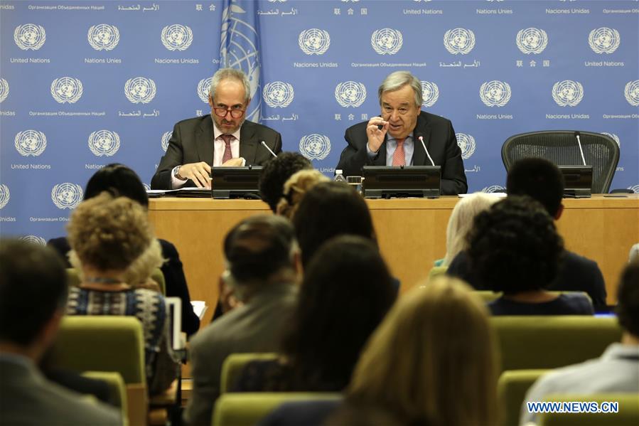 UN-ANTONIO GUTERRES-PRESS CONFERENCE