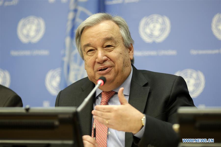 UN-ANTONIO GUTERRES-PRESS CONFERENCE