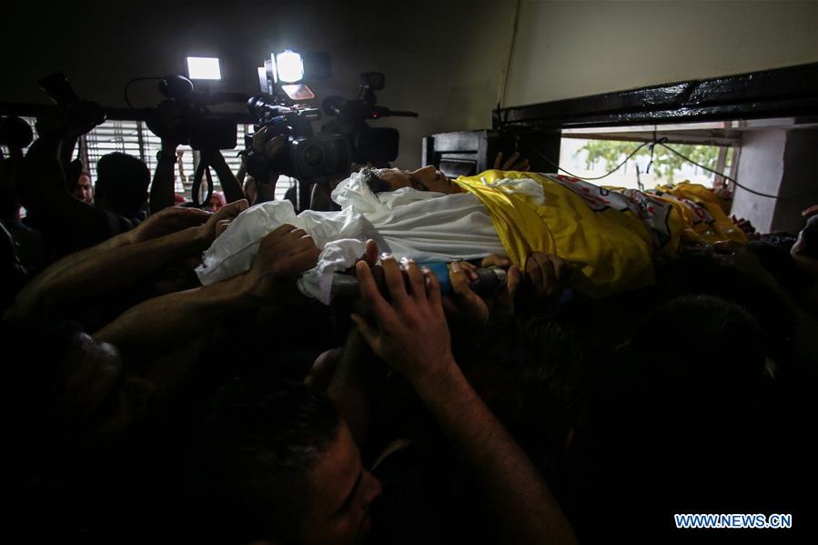 MIDEAST-GAZA-FUNERAL