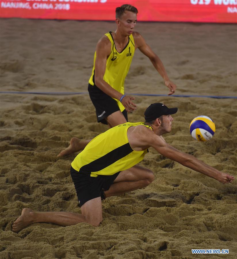 (SP)CHINA-NANJING-BEACH VOLLEYBALL-U19 WORLD CHAMPIONSHIPS (CN)