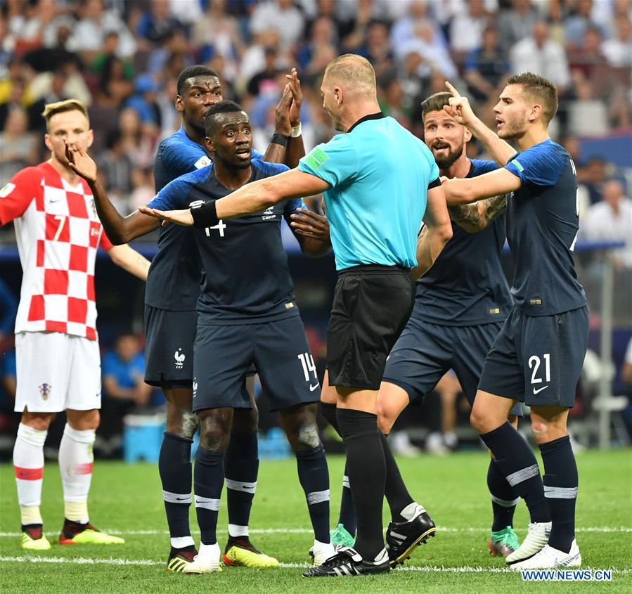 (SP)RUSSIA-MOSCOW-2018 WORLD CUP-FINAL-FRANCE VS CROATIA