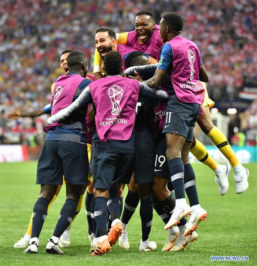 (SP)RUSSIA-MOSCOW-2018 WORLD CUP-FINAL-FRANCE VS CROATIA