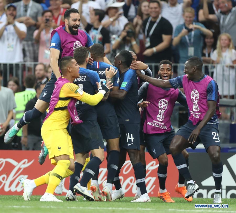 (SP)RUSSIA-MOSCOW-2018 WORLD CUP-FINAL-FRANCE VS CROATIA