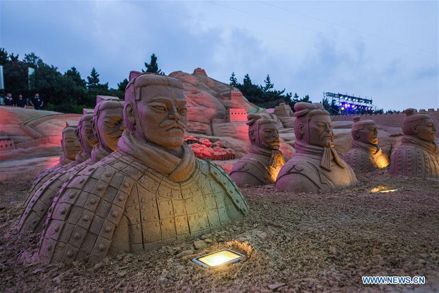 CHINA-ZHEJIANG-SAND SCULPTURE-FESTIVAL (CN)